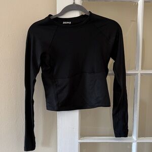 SKIMS Jet Black Long Sleeve Tee
